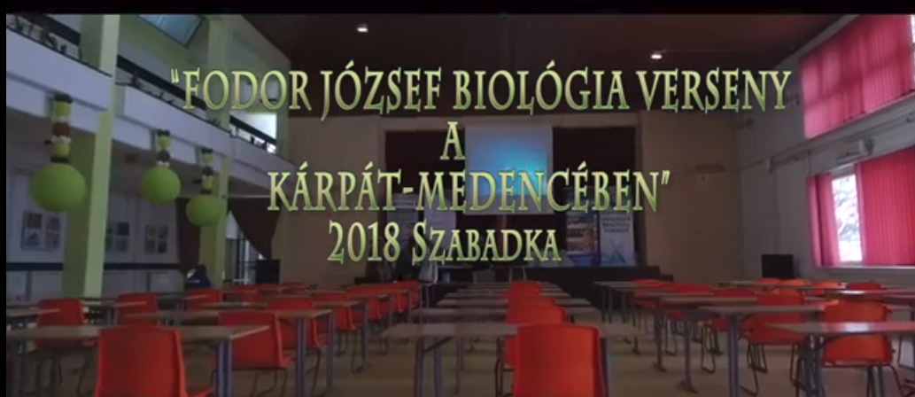 2018. március Fodor József biológia Verseny a Kárpát-medencében